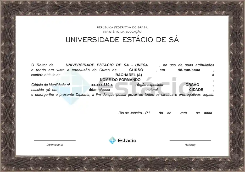 Frente do Diploma